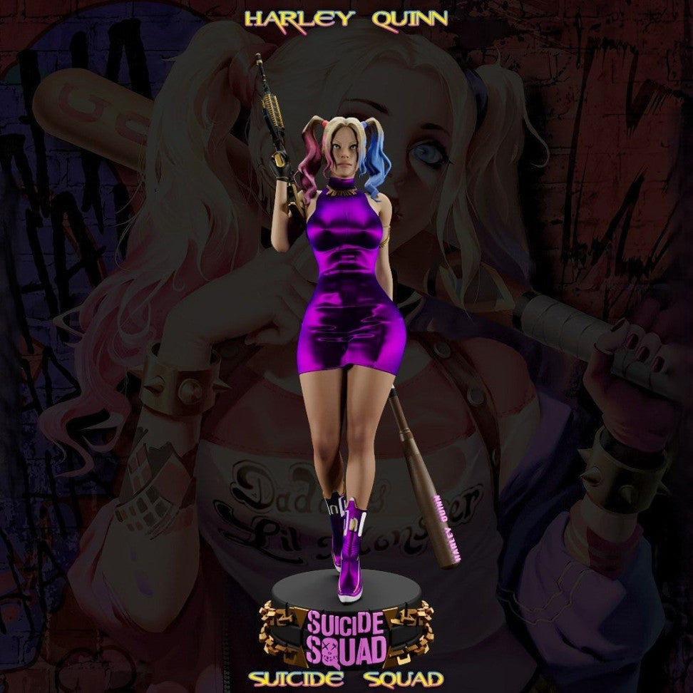 T00248-Harley Quinn in Mafia Outfit-DC